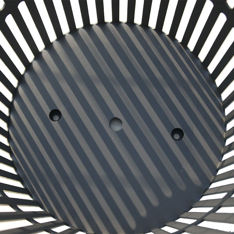 Steel Metal Trash Bins Receptacle - Image 2