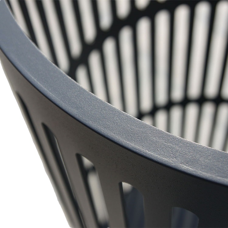 Steel Metal Trash Bins Receptacle - Image 4