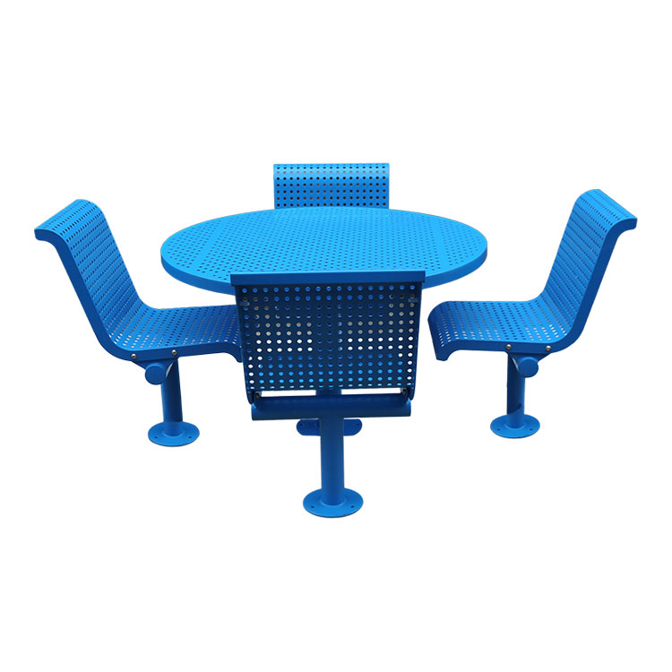 Bar Height Series Steel Tables with Chiar - Image 2