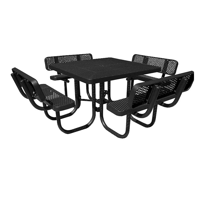 Square Picnic Table - Thermoplastic Steel - Portable - Image 6