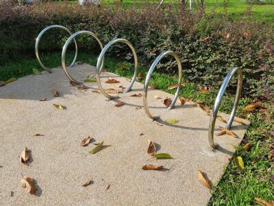 Single_Source_Supply_metal_stainless_steel_ring_surface_mounted_round_bike_rack_outdoor_toronto_Ontario_Canada