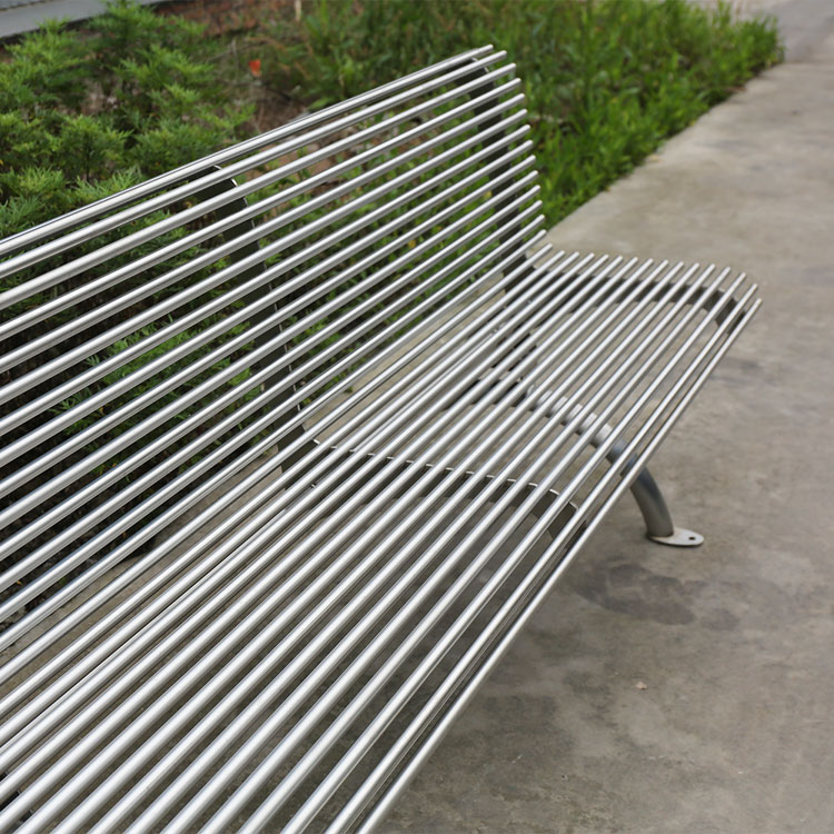 Stainless Steel Garden Bench - Image 2