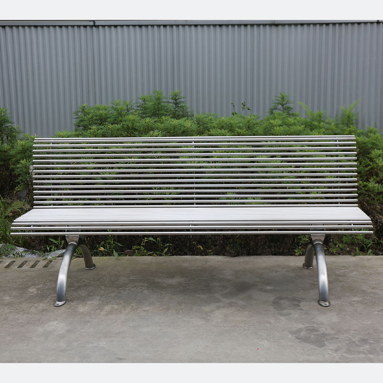 Stainless Steel Garden Bench - Image 5